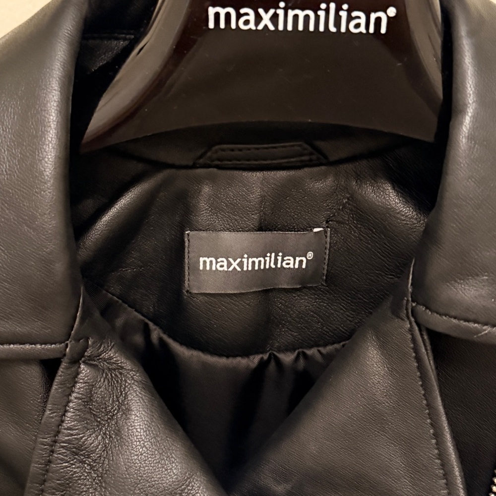 Saks Maximilian Leather Fringe Jacket - Picture 8 of 13